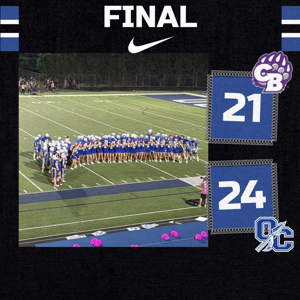 OCHS_Athletics's tweet photo. Cherokee Bluff at Oconee   
@chris_parker222
@FiredCoaches
@samcrenshaw23
@High5Sports
@WSBTVsports 
@OconeeSports 
@ABHpreps https://t.co/Kc1nKeOzEI