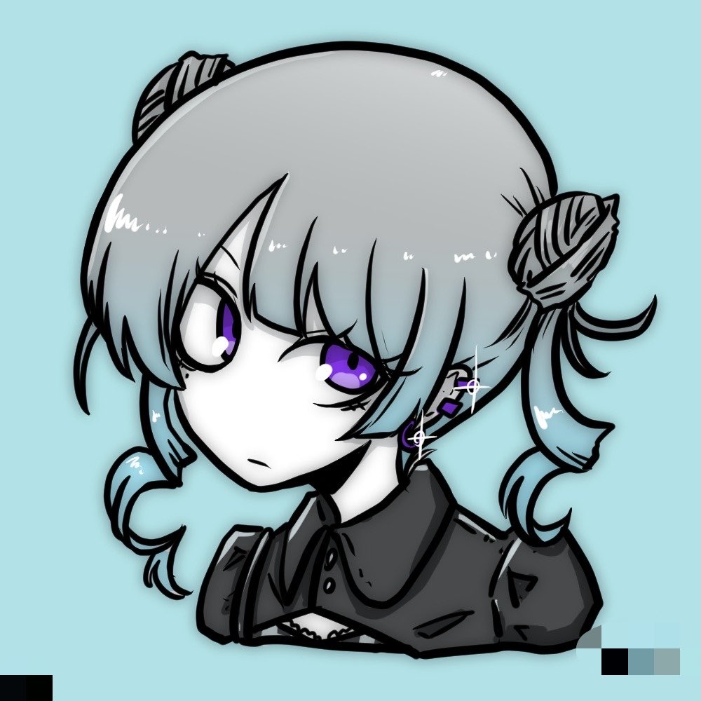 jmxxxae's tweet photo. @TOKKYU_SYAFU 髪色　グレーから毛先水色
目　紫
ピアス　たくさん
前髪重め、姫カット

よろしくお願いします！ https://t.co/BCUYTqMsyc