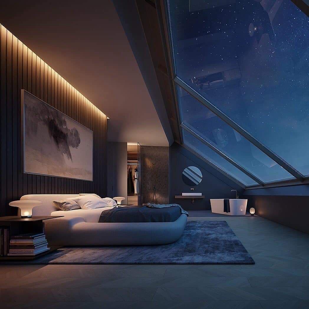 bijo_home's tweet photo. 天体好きの終着点これだろ…
星空を天井にして眠れる家。至極空間すぎる https://t.co/zOgUhgHefA