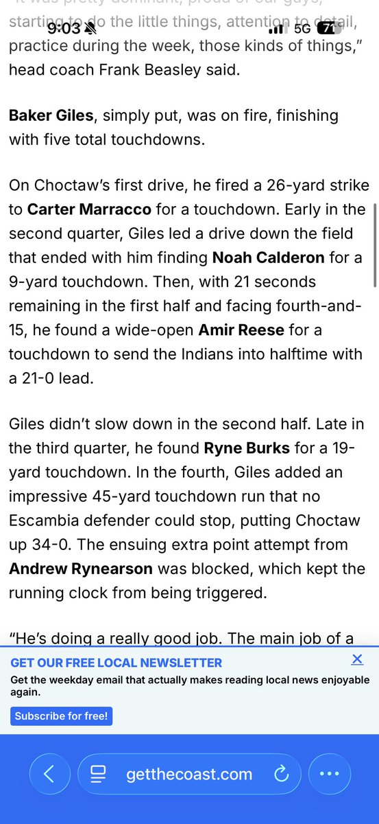 bakergiles09's tweet photo. Thank you for the write up! Mid Szn film posted tommorow 👀👀! @C3Elite7v7 @Beasley__F @Coach_Brech @SBurris28 @CoachPcheck @BigGreenIndian @bradyooten7 @alton_plott @adamgorney @247recruiting @NexGenQB1 @NexGenbyApex
@Andy_Villamarzo https://t.co/CiFoucBve3