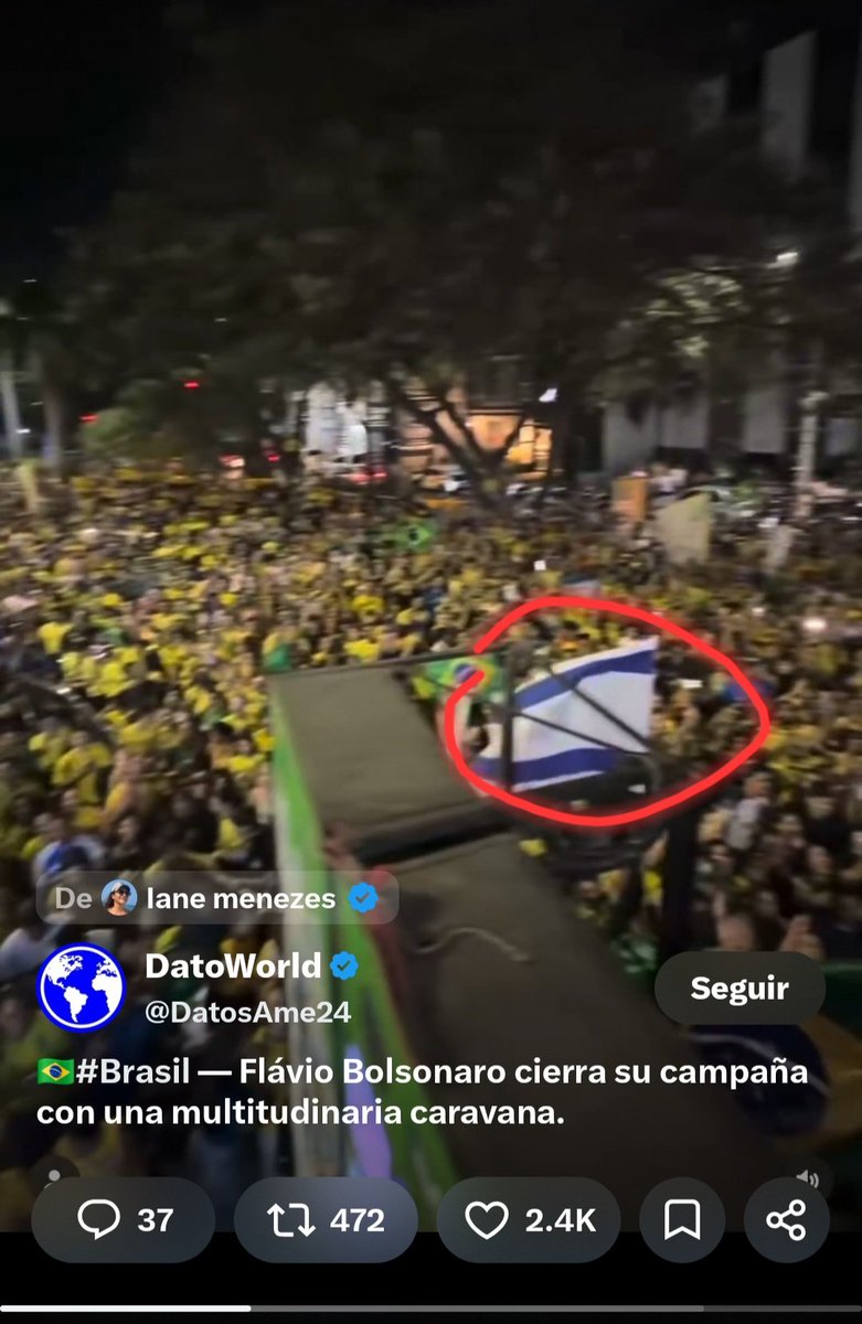 EL_CANAS_'s tweet photo. @DatosAme24 A brasil lo va a gobernar los judios  genosñcida ..no lo permitan por lo que mas quieran https://t.co/F9TMCMym5z