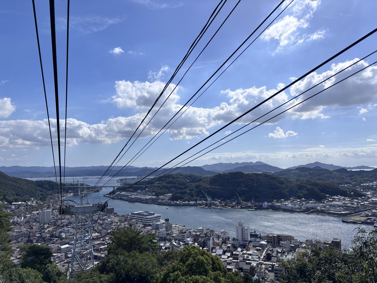 Senkoji_Ropeway's tweet photo. おはようございます☀️
本日、10時頃にかもめ号から撮影したものです📸 https://t.co/Wj3eDIWcW7