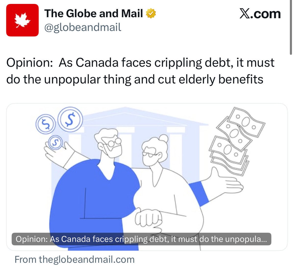 mrsabrabbit's tweet photo. SENIOR ALBERTANS: you want to keep your pensions? Choose option #2, question ten on Oct 19th refendum. It’s the only way to guarantee your pensions. 👇🏻 https://t.co/piBzQs8lMi