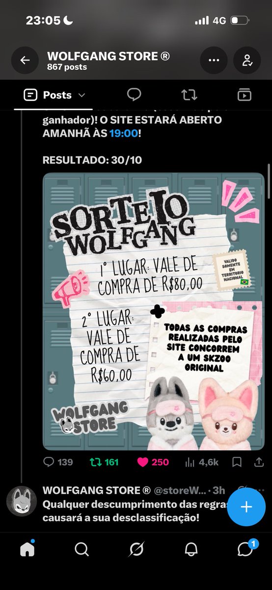 lovpuppym_'s tweet photo. @storeWolfgang boa sorte a todos🥹 https://t.co/FMpeKi3ndA