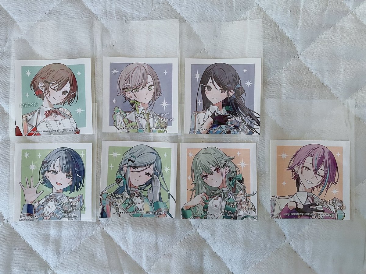 mnm__prsk's tweet photo. 交換
プロセカ　感謝祭　特典

譲: MEIKO, 一歌, 穂波, 志歩, 遥, 雫, *彰人, 寧々, *類, *奏

求: 同種, 異種(箔など)
えむ, 冬弥, こはね, まふゆ>みのり, ルカ

本日感謝祭3日、現地にてお手渡し可能
検索からもお気軽にお声がけください。 https://t.co/bBaL9DKrzX