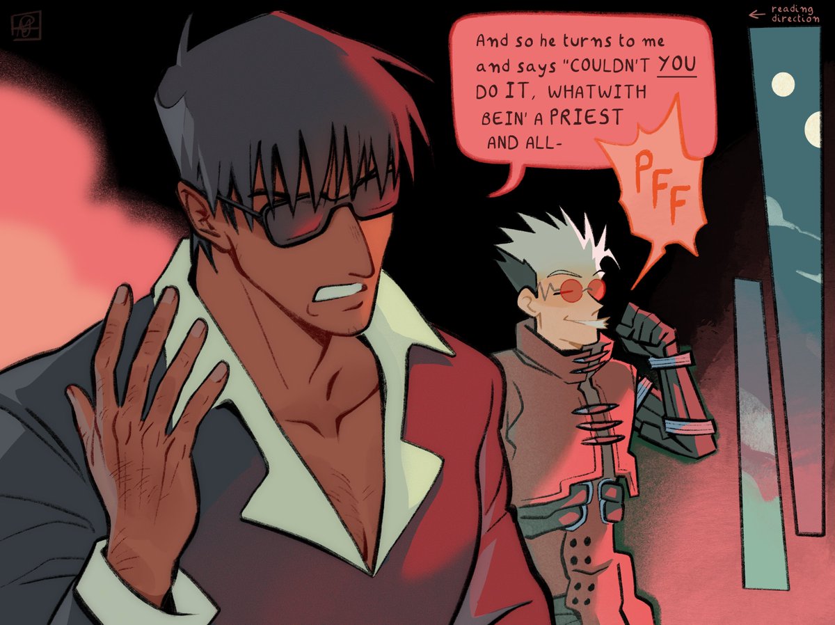 evilaenim's tweet photo. It suits you when you smile

Small #vashwood comic
p3/5 https://t.co/tpt4pTN2iY