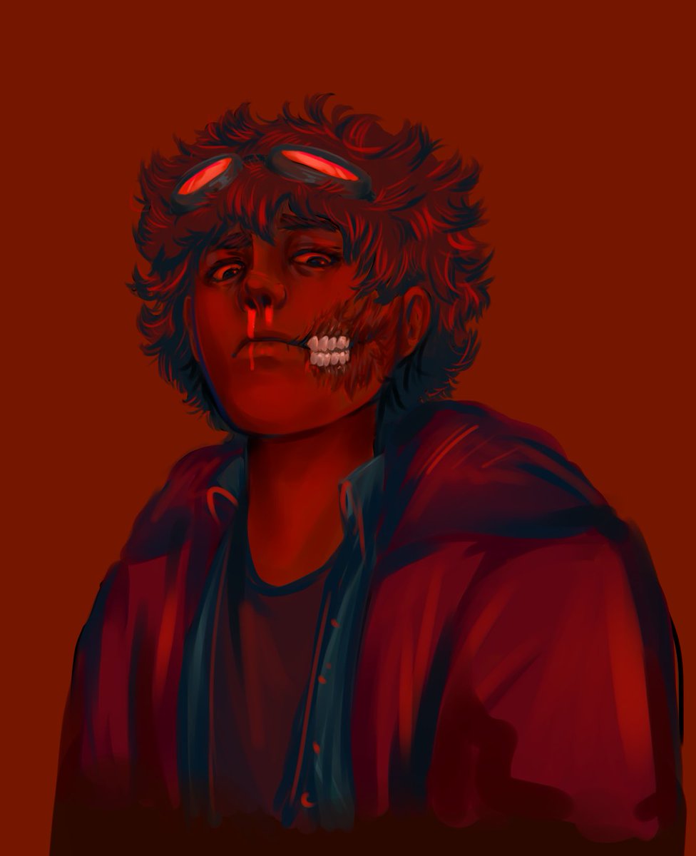 sludged_k's tweet photo. Toby for Goretober prompt Nosebleed!
Got a timelapse but it’s blurry af :’3
Prompt list I’m following is by @lostsunlover !

#ticcitoby #tobiasrodgers #creepypasta #creepypastaart #goretober https://t.co/qHHDf7c7rQ