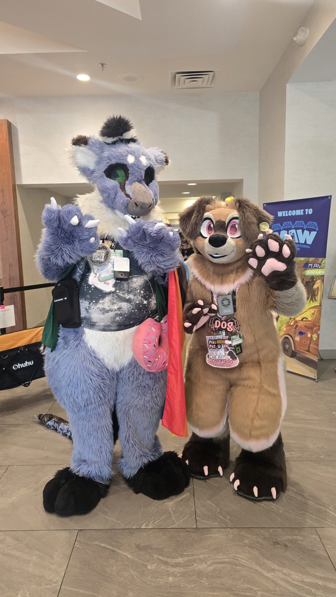 MaestroIgnitex's tweet photo. Some more MAW pictures!

#FursuitFriday #MichiganAnthroWeekend #MAW2026 https://t.co/0lD7ZPJMZK