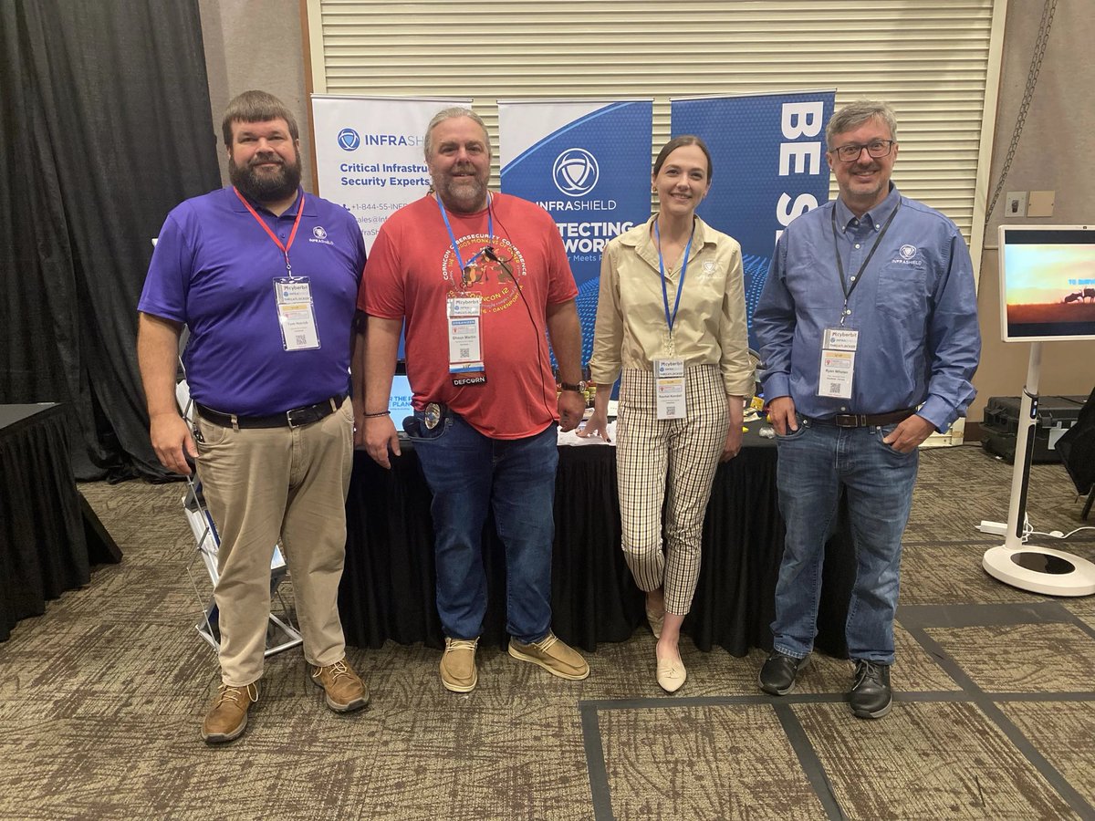 infrashieldinc's tweet photo. CORNCON DAY 2: The InfraShield team is talking critical infrastructure, OT security, and how cyber risks reach the modern farm. 🐒

#CORNCON #Cybersecurity #CriticalInfrastructure #OTSecurity #InfraShield https://t.co/dCU7xyHQxd