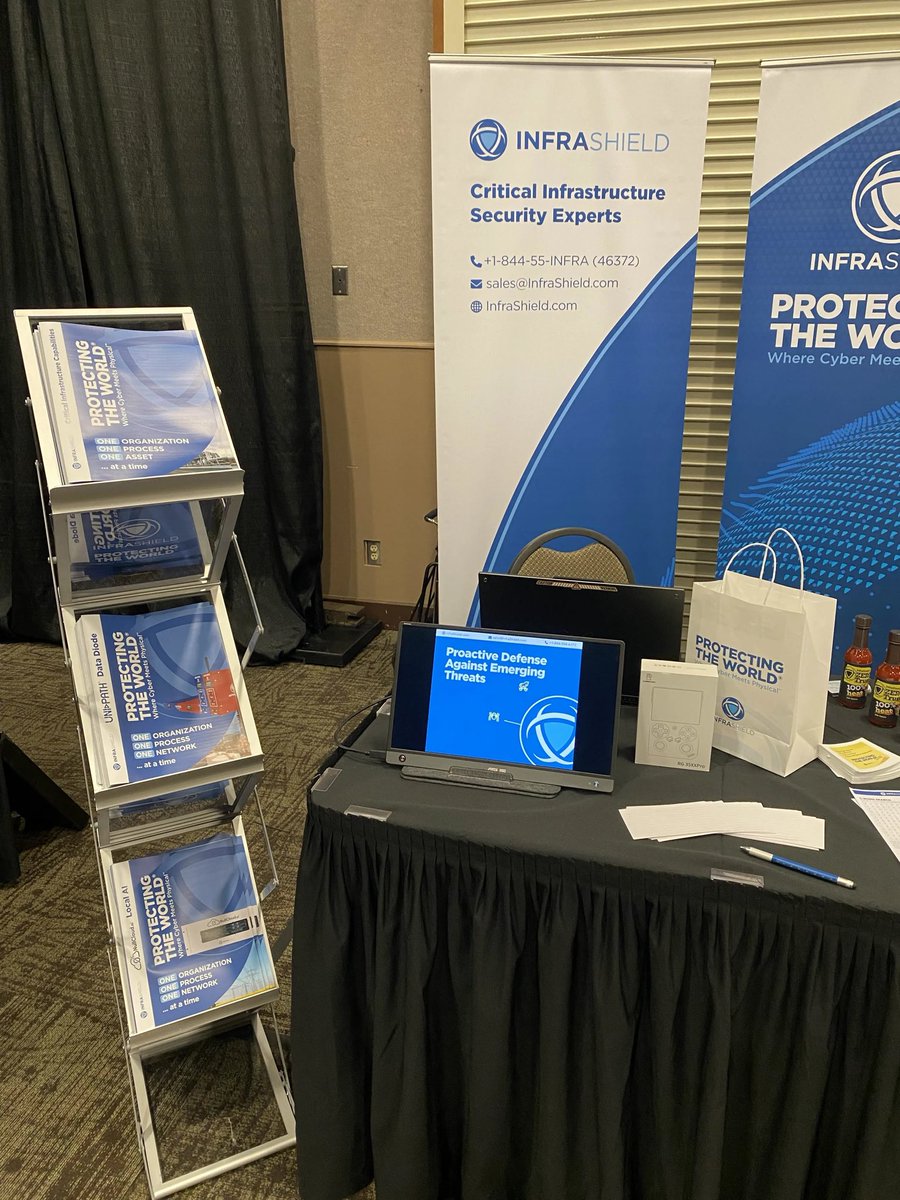 infrashieldinc's tweet photo. CORNCON DAY 2: The InfraShield team is talking critical infrastructure, OT security, and how cyber risks reach the modern farm. 🐒

#CORNCON #Cybersecurity #CriticalInfrastructure #OTSecurity #InfraShield https://t.co/dCU7xyHQxd