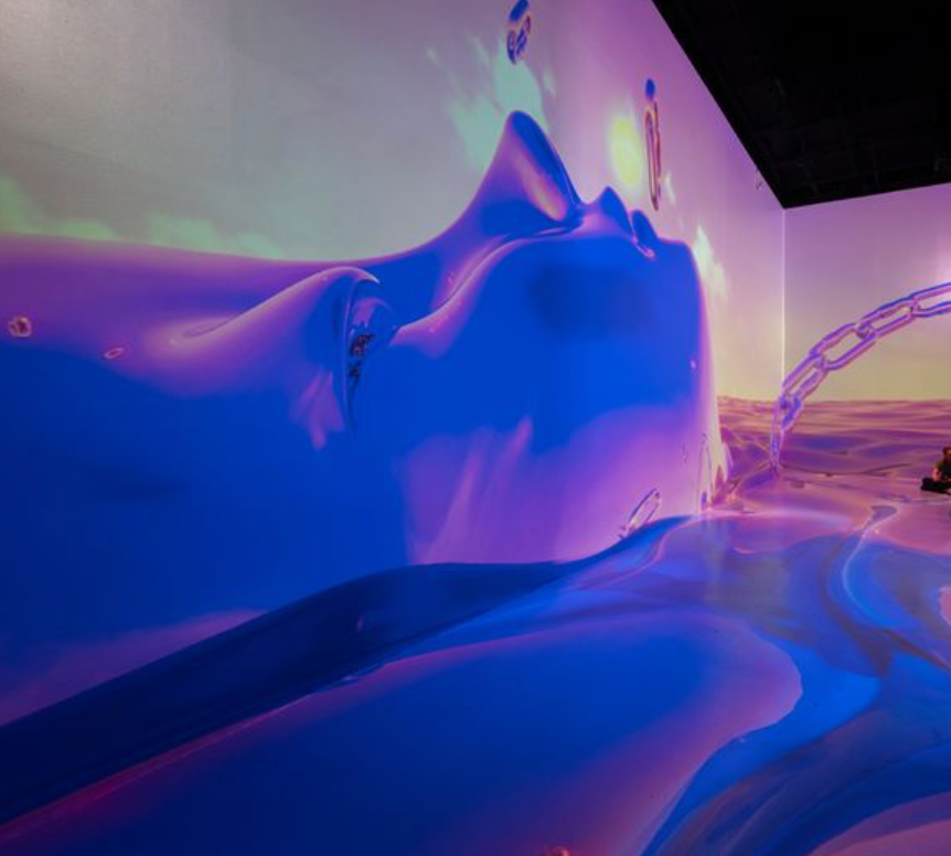 rendernetwork's tweet photo. Last Saturday at @Mo_Plus_Design NYC, we showcased three works from SUBMERGE through VR:

- INFINITE FIELD// by @fvckrender
- WAI-000 by Team WAI @woosung__k, @ytok1030, @TaehoonPark9 
- Quantum Stargate by @DavidAriew 

See their work in 18K at SUBMERGE, now showing at @artechouse DC and powered by Render Network.

🎟️ - https://t.co/rKzxO2hMoC