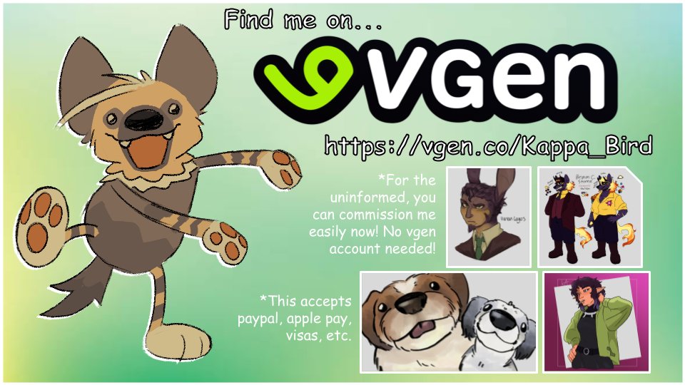 froglovesquids's tweet photo. Hi there!!! I announced this before but I thought to make an official more organized commission page, so, I've got commissions open!! Find me on vgen and give me a ring! I do all sorts of characters from monsters to humanoids, and am happy to supply. https://t.co/XXdqzBtimF