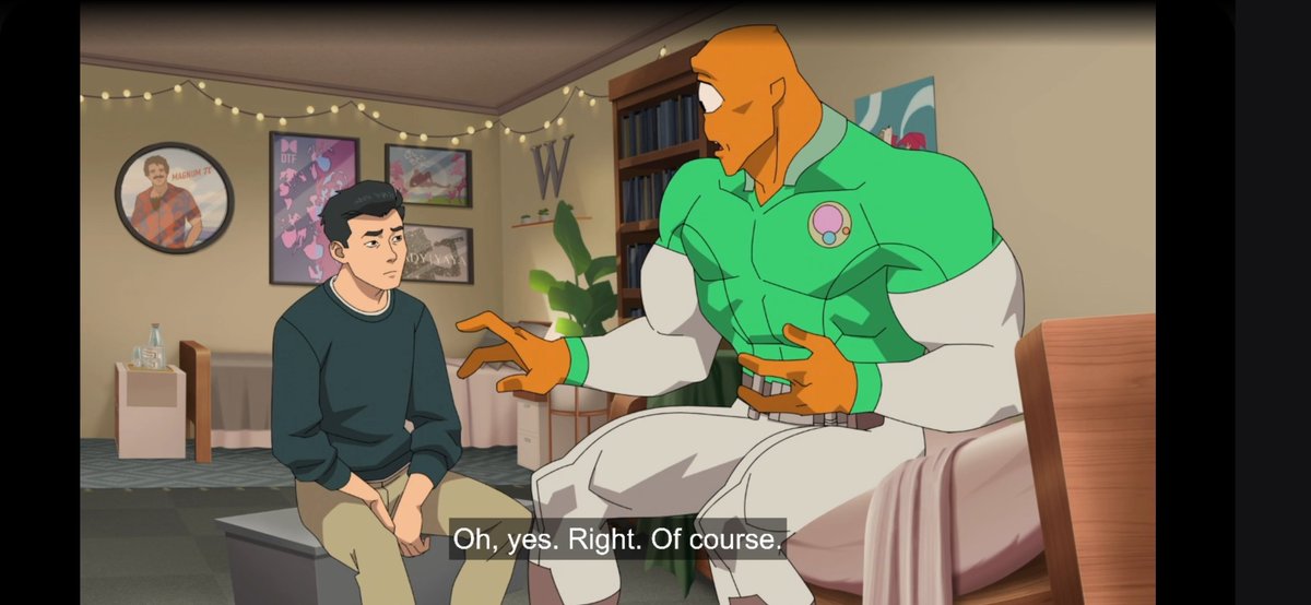 UnsaintedSoul27's tweet photo. GUYS I SWEAR THAT'S PEDRO IN THE BACKGROUND - EVERY TIME THERE IS A SCENE IN THE DORM ROOM I GET SO DISTRACTED??? https://t.co/SC02UoRdSv