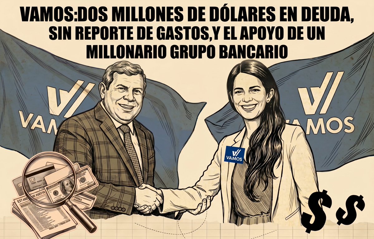 CajaNegraSV's tweet photo. @vamoselsalvador: Un partido político que nació hablando de “trasparencia”…

25 préstamos.

Más de $2 millones.

Donación en efectivo vinculada al conglomerado de CITI. 🧐

Y la pregunta que todavía no tiene respuesta: ¿Dónde terminó el dinero?

👇🏻: https://t.co/EqIzH1e6eJ https://t.co/VGJLNRs0xl