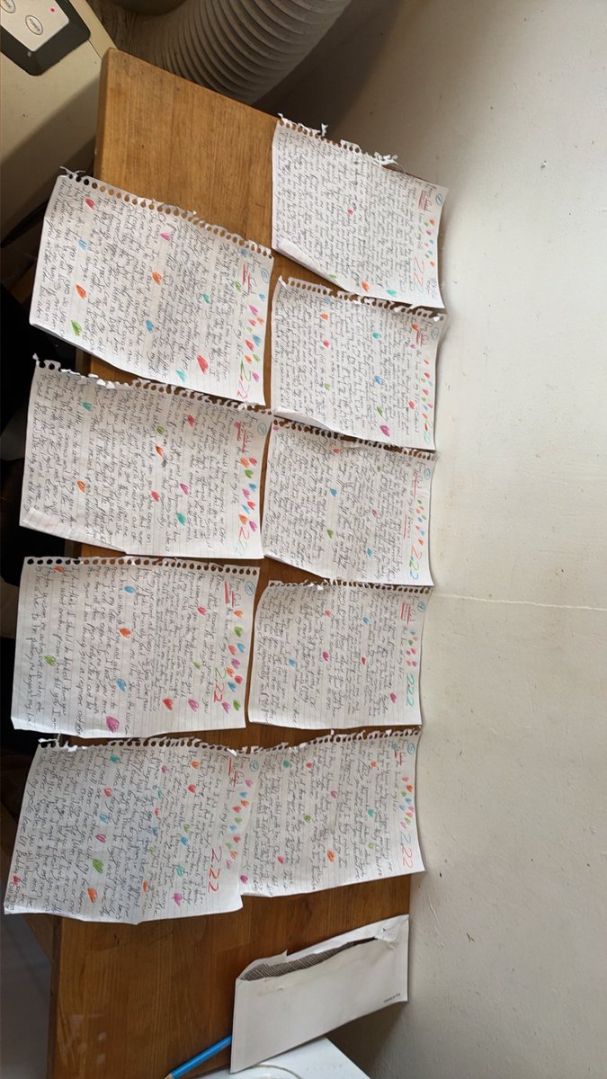 Erikfromtarget's tweet photo. Last and final letter to my 222. I’m burying this love forever. Been very hard to let this go. https://t.co/sUSJ4uv1jF