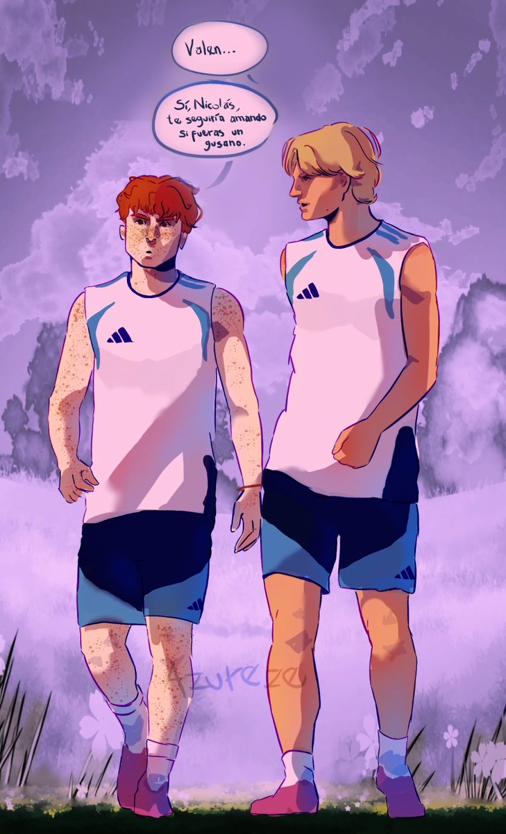 axxul_blue's tweet photo. lo q imagino q debe ser una charla diaria de estos dos
odio pintar tengo el lineart de este dibujo hace tres dias y no queria seguirlo pq tenia q pintarlo😞
#barcopaz https://t.co/22EFyRTasp