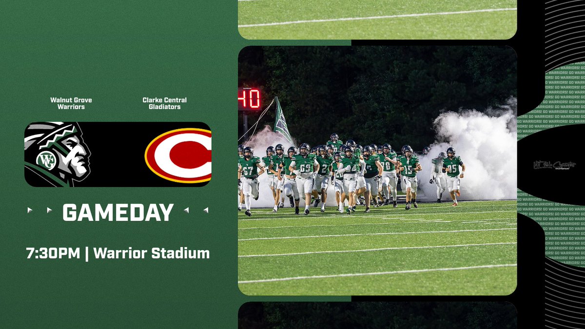 WGWarriorFB's tweet photo. It’s GAMEDAY!! We can’t wait to see everyone tonight at Warrior Stadium. https://t.co/yOMPo6Y8LS