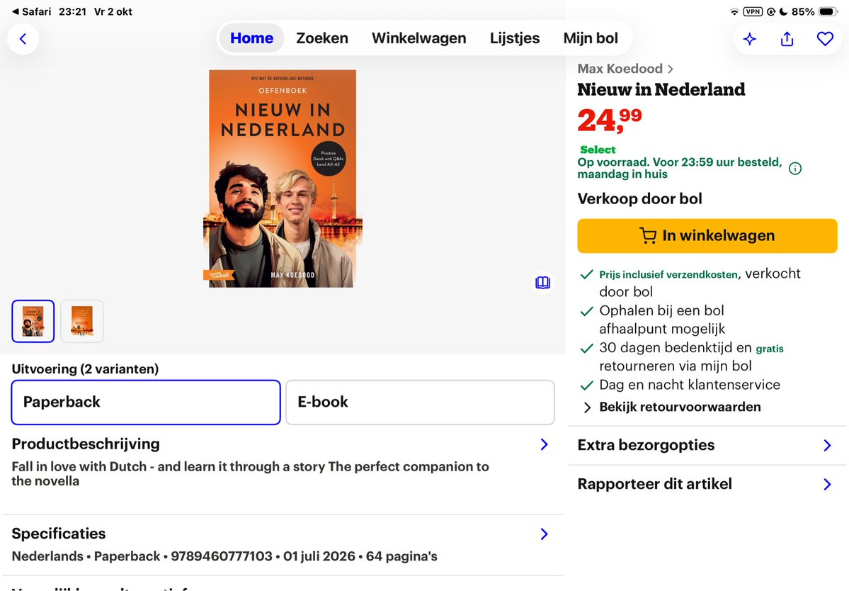 bobdevrede's tweet photo. @dac12 Hij schijnt ook boeken te verkopen op @bol_com 
Binnenkort in de aanbieding? https://t.co/48WjyvTNmo