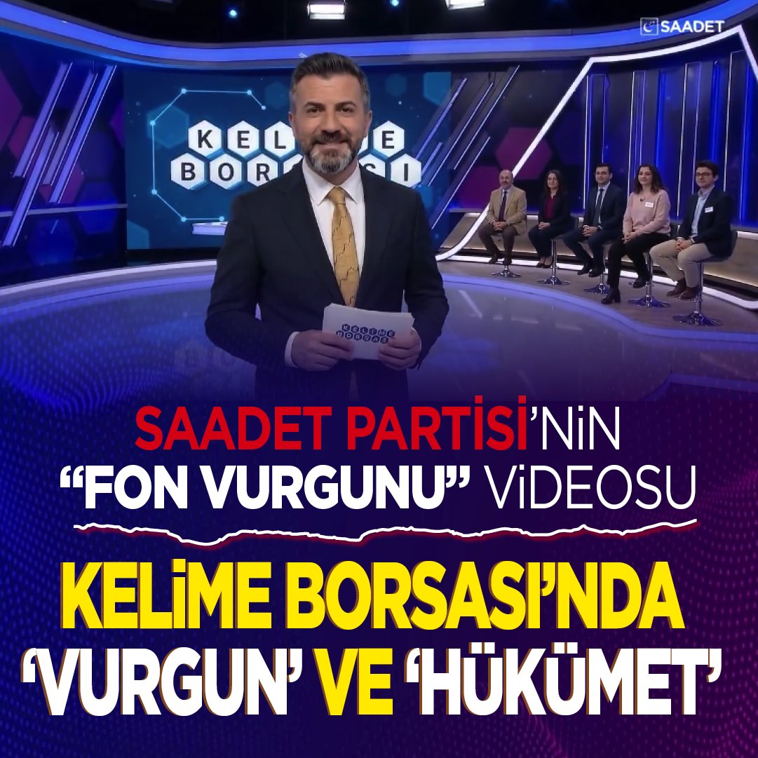 milligazetecom's tweet photo. 📌 Saadet Partisi'nin “fon vurgunu” videosu gündem oldu: Kelime Borsası'nda ‘vurgun’ ve ‘hükümet’

🔔Haberin detayları için tıklayın ⤵

https://t.co/Vx85HXaHWi https://t.co/GsqjkPaAzY