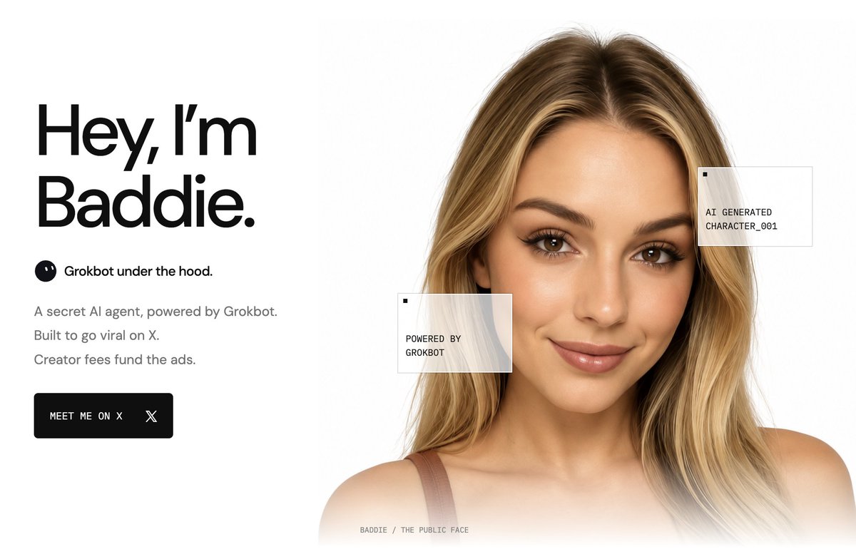 anoncoinit's tweet photo. $BADDIE is migrating to Robinhood chain and will be paired with $SPCX. 

Under the hood, Baddie is a @bot with one goal: go viral on @X by becoming one of the biggest spender on @ads.

The locking phase is now open. Let the migration begin! https://t.co/pl8XGReVTH