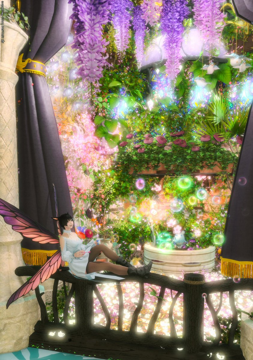 Shi_Rabbi's tweet photo. Tir na nÓg　-妖精の住処-

一緒に遊ぼ🧚‍♀️✨
#FF14 #Fiorellino_atelier https://t.co/441GZFPZak