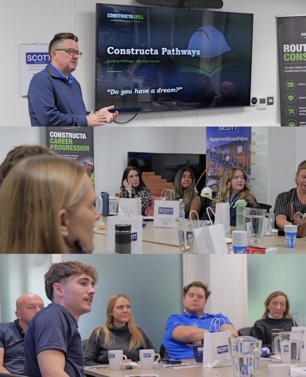 Constructaskill's tweet photo. 4 companies working in collaboration to create outcomes. #routetoconstruction #pathways https://t.co/6lCixayi6q