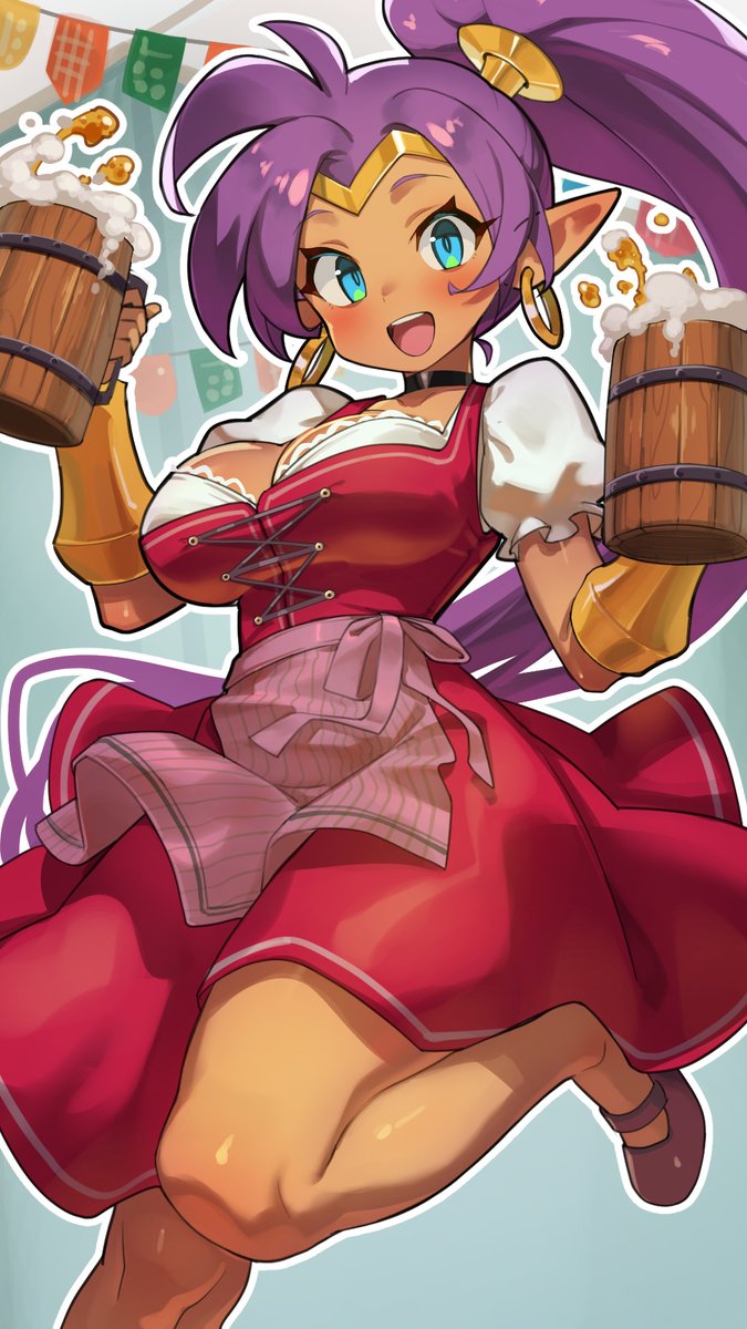 LifeisPI314's tweet photo. Imagine Shantae at Oktoberfest! 🥰🍻✨
#fanart https://t.co/X0Z29QTZzG