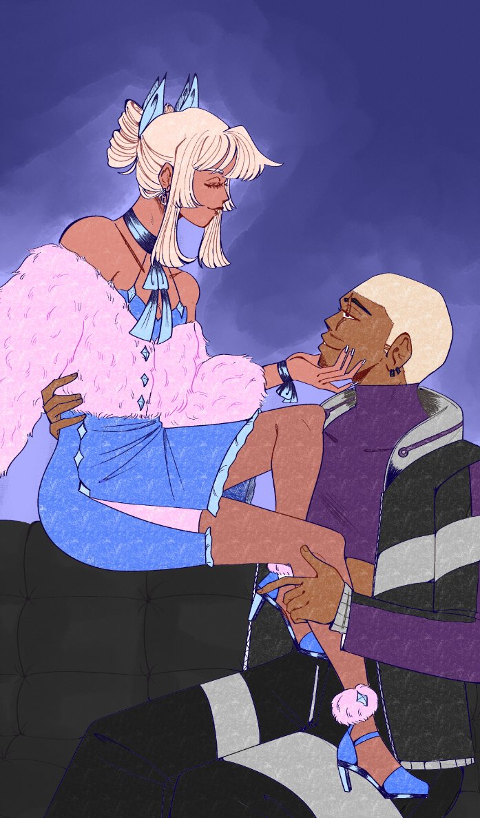 Rookiedee_Z's tweet photo. Rook's OC-tober
Day 1. Style challenge!

I enjoy Kotteri's style a lot so I decided to attempt to do a little more of a thing inspired by it of Yeona and Hector for day 1 of my personal OC-Tober art thing! https://t.co/0jlx6sSXve
