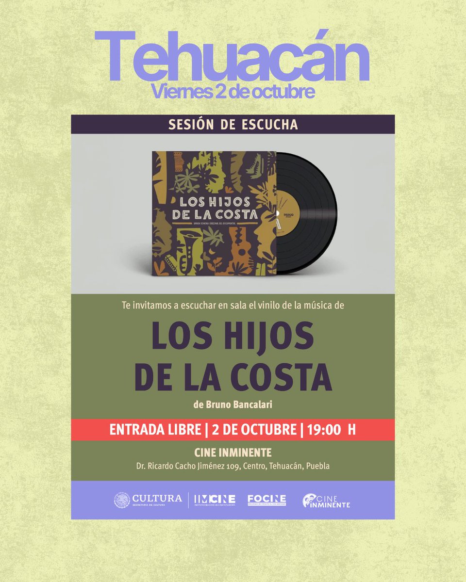nolirome's tweet photo. Les comparto hartas actividades chidas entorno al cine, de este fin de semana, ningún GPI, tienes opciones en CDMX, Tehuacán y Oaxaca 🤍🍿. https://t.co/xCO7WVPOS0