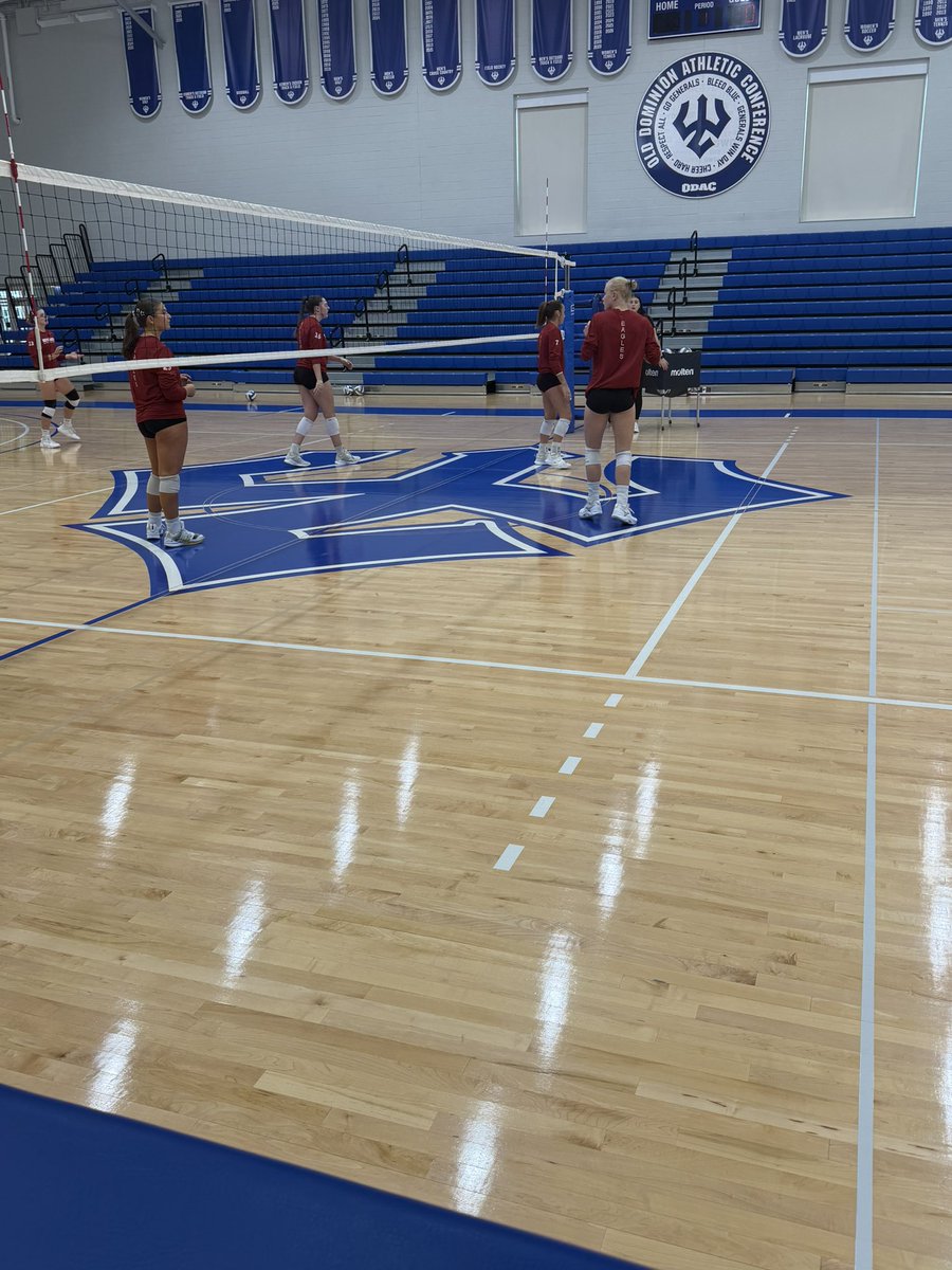 BCAthletics's tweet photo. Almost match time!!!

@BridgewaterWVB takes on No. 24 Washington and Lee in a few minutes in Lexington!!!

Follow along using this thread below!

#BleedCrimson #GoForGold https://t.co/ewfHSGmtLm