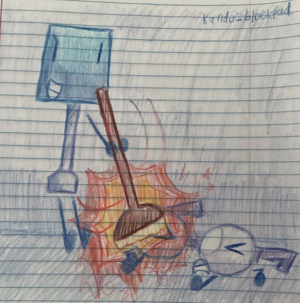 Kando63614582's tweet photo. cringetober day 2
unconventional weapon
ouch
#objectinvasion #cringetober https://t.co/fTukBA5hgX