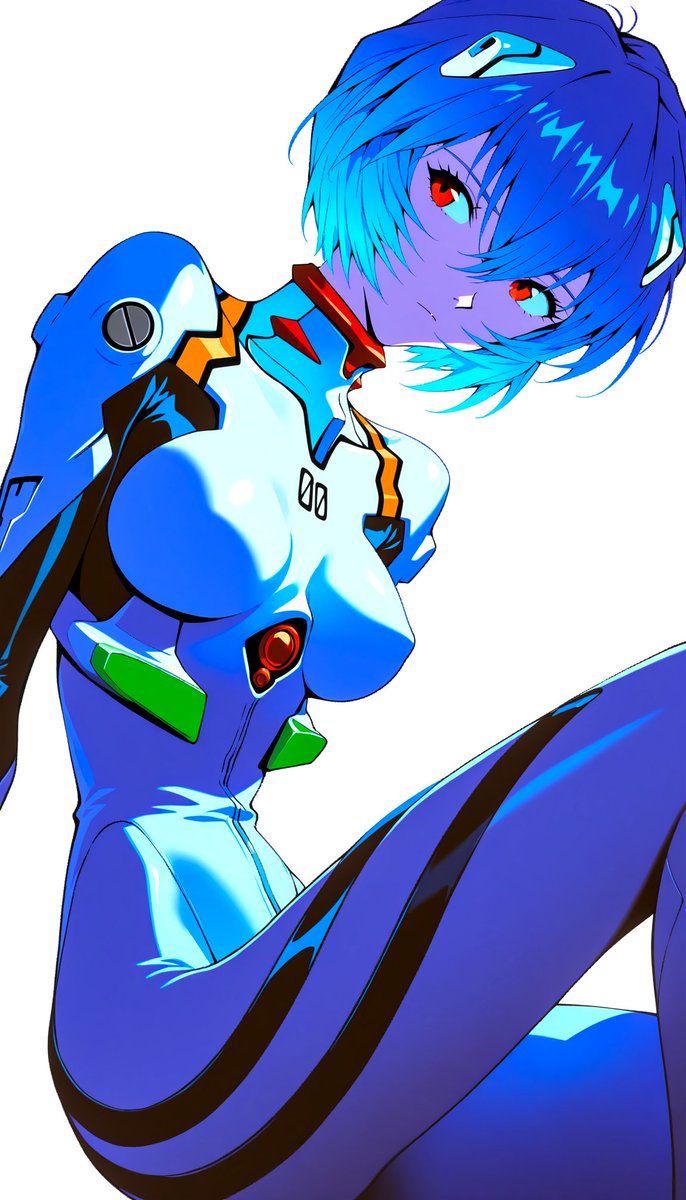 furabura's tweet photo. Ayanami Rei x plug suit https://t.co/o6VrjW8mnN