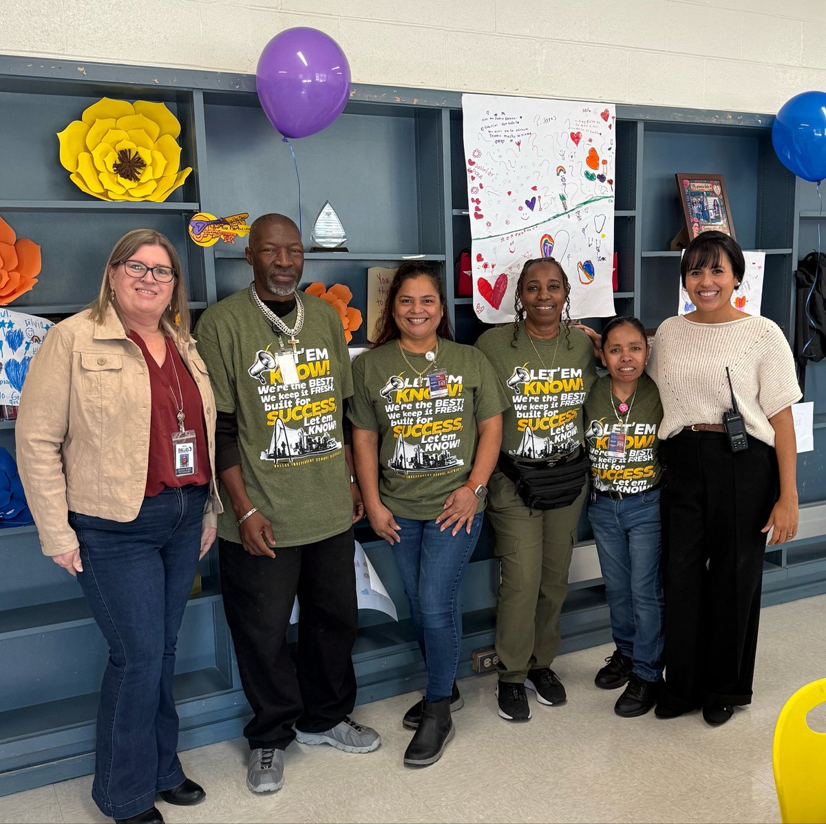 adricamposlow's tweet photo. At @fosterdisd we are blessed with the best custodians in the 🌎! Thank you Mr. Paul, Ms. Miriam, Ms. Diane, and Ms. Sylvia! @SoniaLoskot @aprinwright https://t.co/ggR7YVIW4x