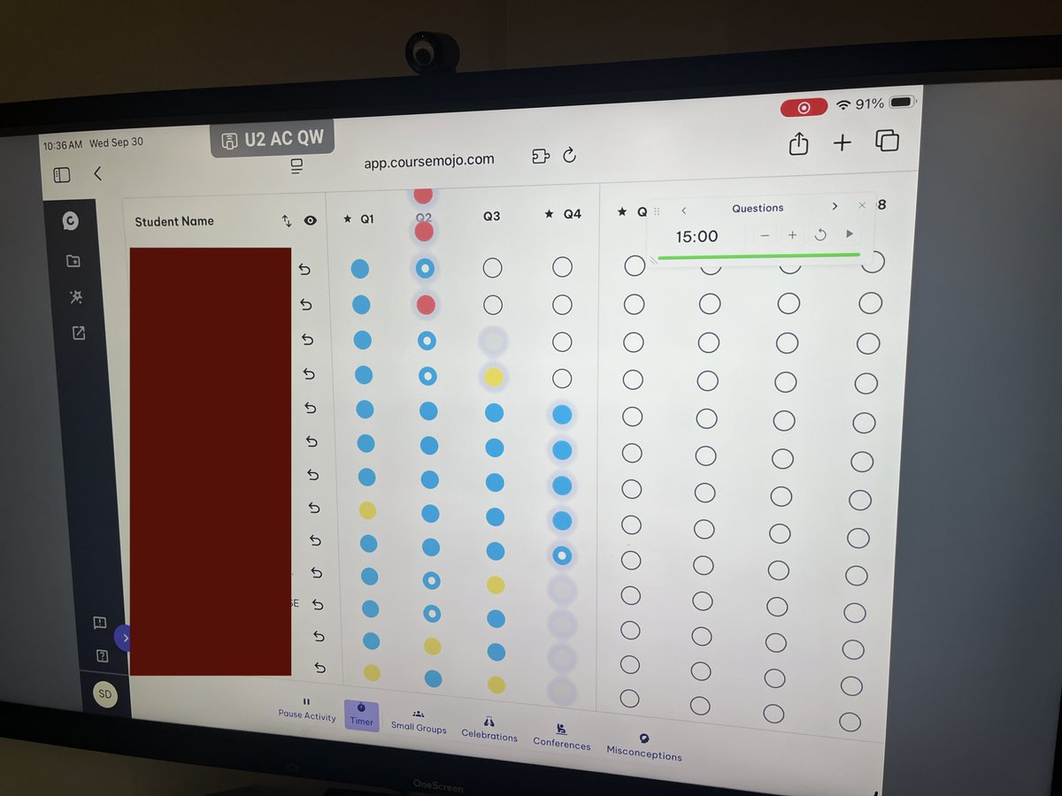 UTeachPD's tweet photo. Blended Learning Site Visit at Lighthouse Public Schools Day 3: Bluebonnet Learning in Action!

In Shannon Dugan’s fourth-grade RLA classroom, CourseMojo supported students with differentiated assistance and AI feedback during Tier 1 instruction. #BlendedLearning #CourseMojo https://t.co/L5kC5lWo6E