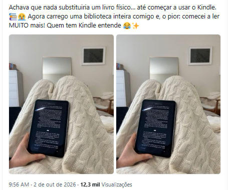 911Literatura's tweet photo. imagina poder escolher o tamanho da fonte e acabar lendo com essa minúscula

*cortei o @ da pessoa pq era propaganda não sinalizada https://t.co/o5cnNbDeqp