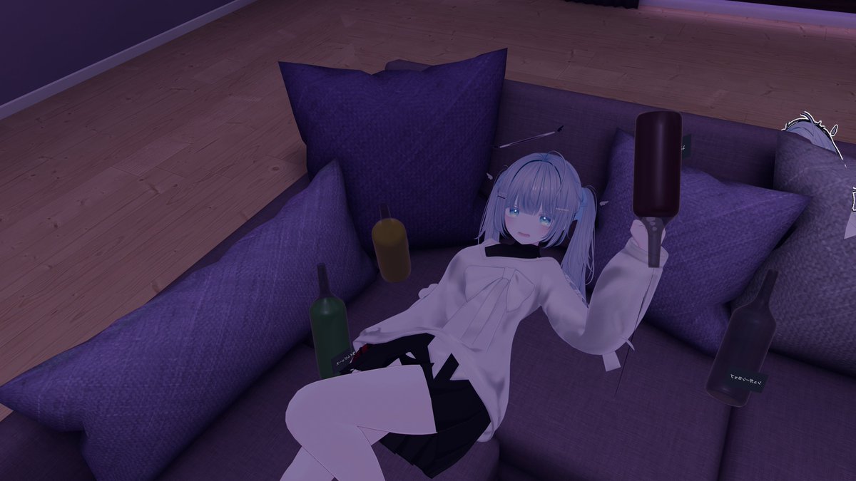 rrzip_vrc's tweet photo. おはよー
誰だー！！また周りに酒置いて行った奴は！！！！！ https://t.co/H6s7HHvWEh
