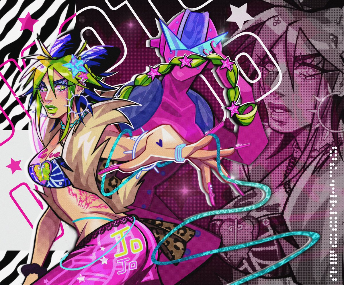 arizuume's tweet photo. ／(=♡ x ♡=)＼

#jojosbizarreadventure #jjba #stoneocean #jolynecujoh https://t.co/lVipqDDixa