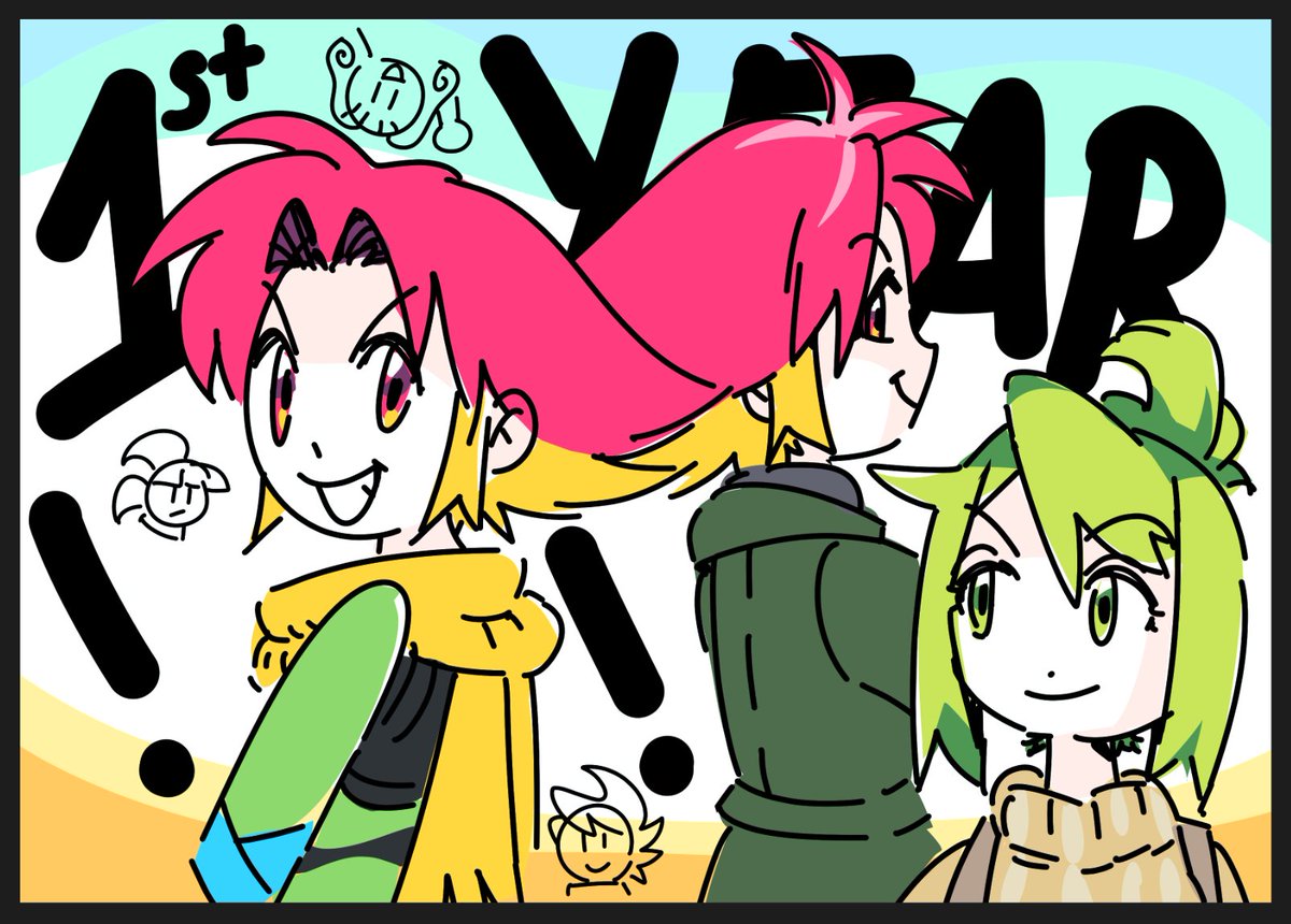_Mechano_'s tweet photo. (Almost missed it) IT'S THE FIRST ANNIVERSARY OF CANDY RANGERS!

A lot has happened this year. 20 years or so passed, Candy made the Olympus and Mint's daughter started her own journey.

To celebrate, and coinciding with steam autumn sale, Candy Rangers is 50% off! 
Go get it! ⬇️ https://t.co/qtYaIzEBMg