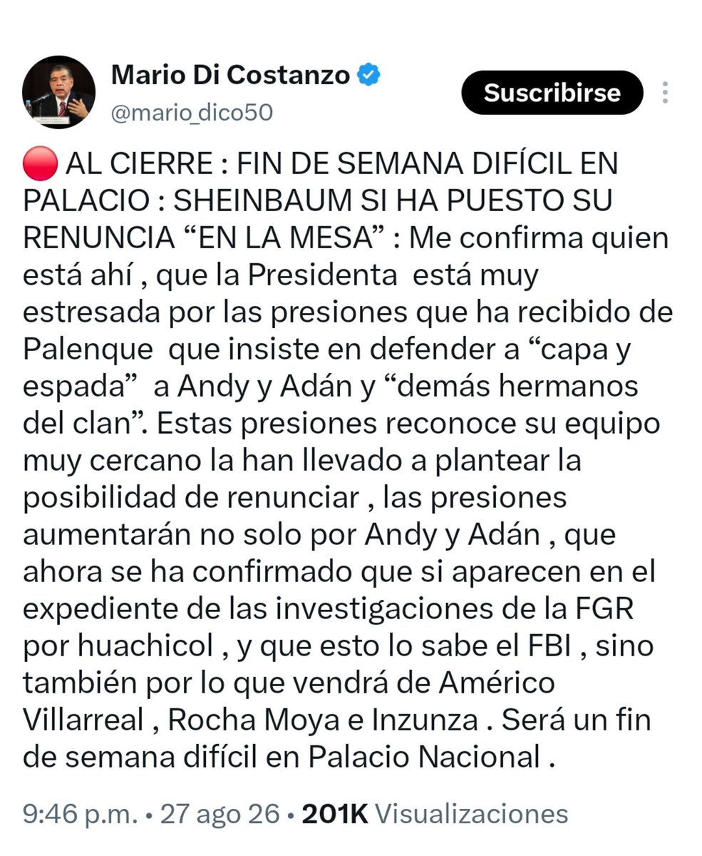 FreddyOliviery's tweet photo. @mario_dico50 Oye priísta aviador, llevas diciendo lo mismo desde hace meses. Engañapndej0s

Vete a que te revise el 🧠 el veterinario https://t.co/P8oZkK1VOj