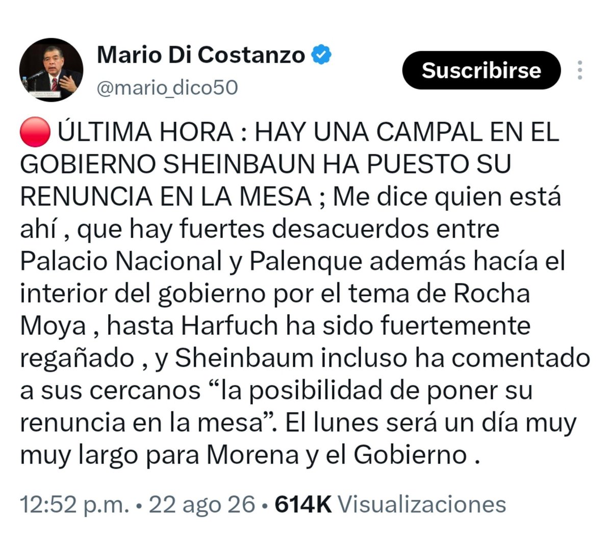 FreddyOliviery's tweet photo. @mario_dico50 Oye priísta aviador, llevas diciendo lo mismo desde hace meses. Engañapndej0s

Vete a que te revise el 🧠 el veterinario https://t.co/P8oZkK1VOj
