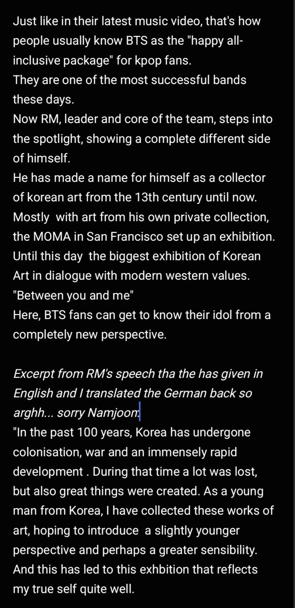 eagle9128's tweet photo. @serendipidance Here's a translation (not the most refined one but I'd say its okay)
#RMxSFMOMA https://t.co/8YW3G4ISDQ