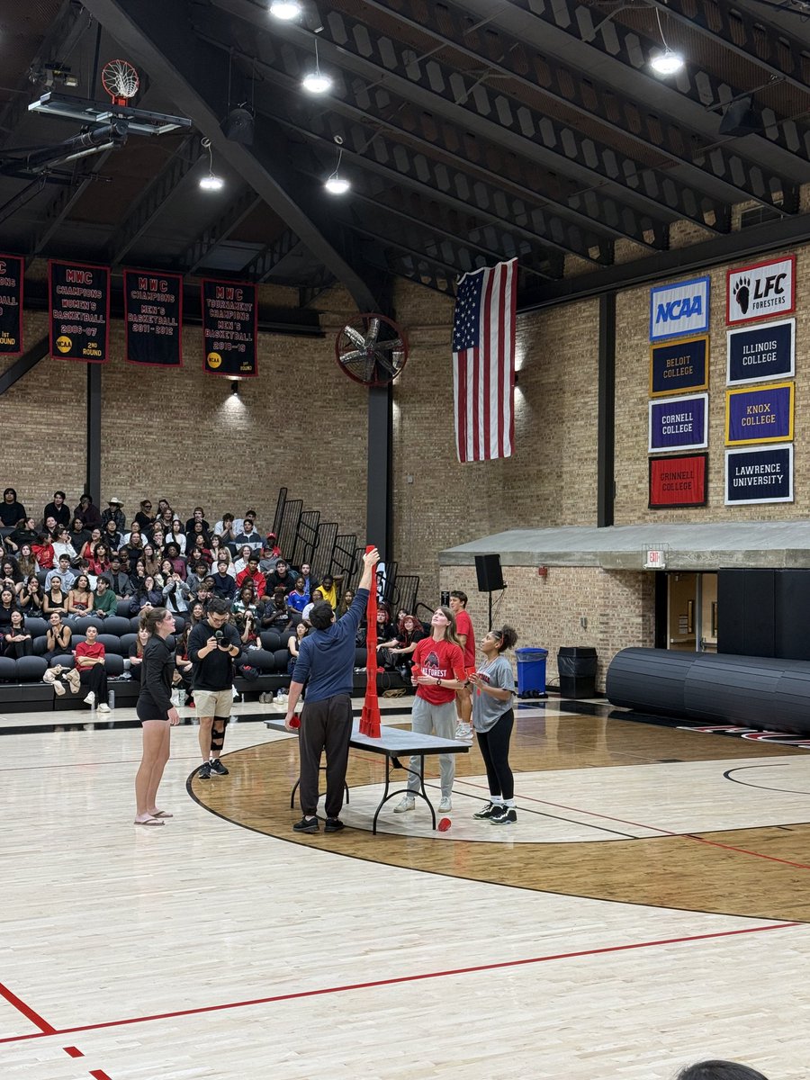 LFC__wbb's tweet photo. This homecoming pep rally we got a FORESTER 🧹 SWEEP. We are so proud of Anika Kinnear for winning Homecoming Regent and the Abraham Lincoln Civic Engagement Award. Thank you to our team for participating in the games and being the loudest crew out there ‼️ https://t.co/IXyhT8adE7