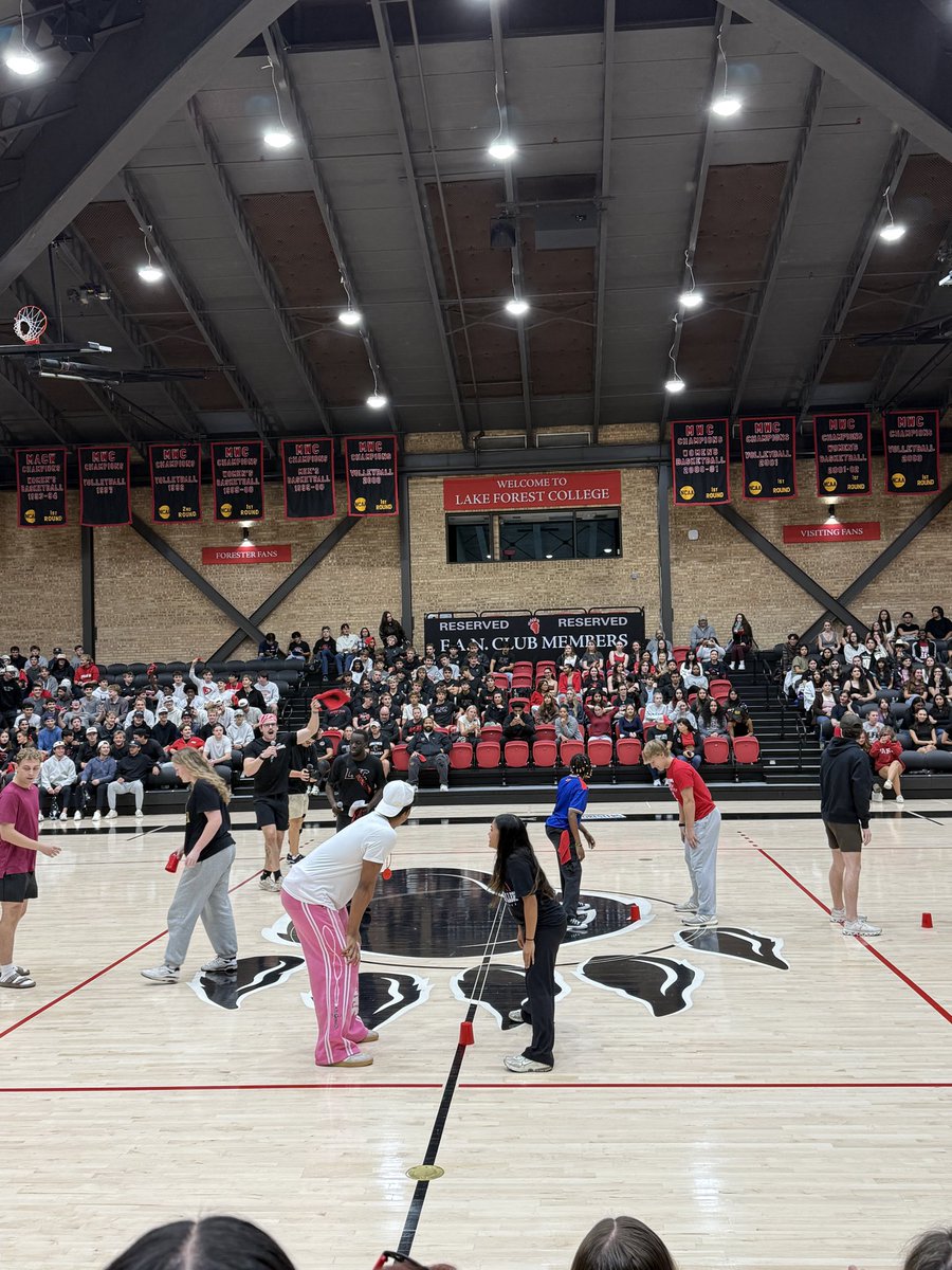 LFC__wbb's tweet photo. This homecoming pep rally we got a FORESTER 🧹 SWEEP. We are so proud of Anika Kinnear for winning Homecoming Regent and the Abraham Lincoln Civic Engagement Award. Thank you to our team for participating in the games and being the loudest crew out there ‼️ https://t.co/IXyhT8adE7