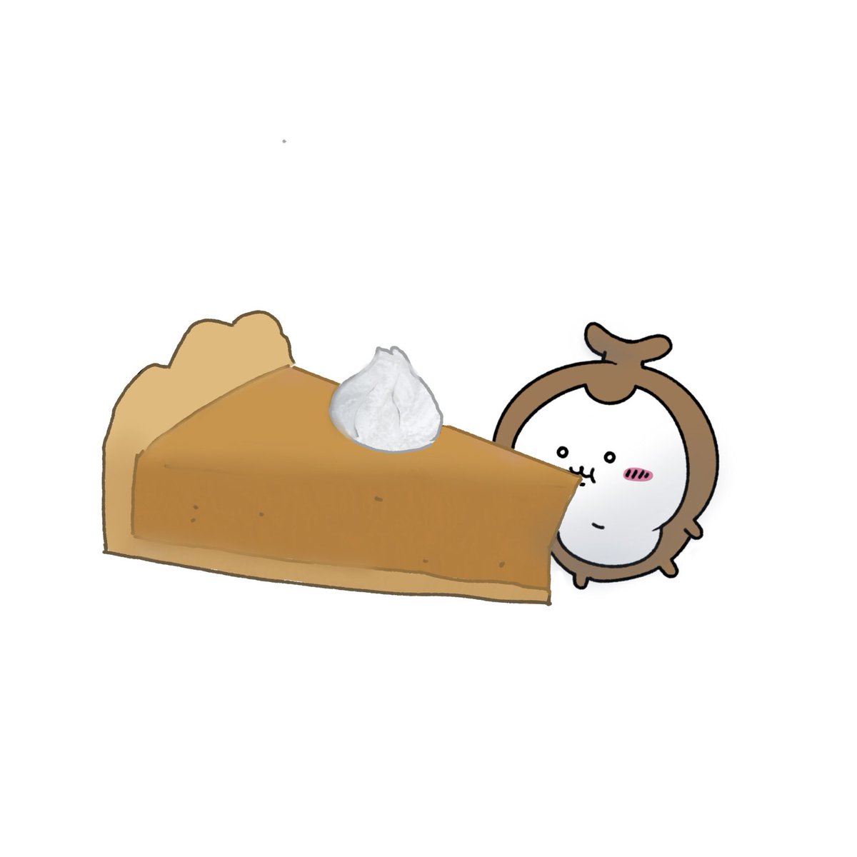 ChiikabuDaily's tweet photo. Pumpkin pie https://t.co/5fme4lyyXe