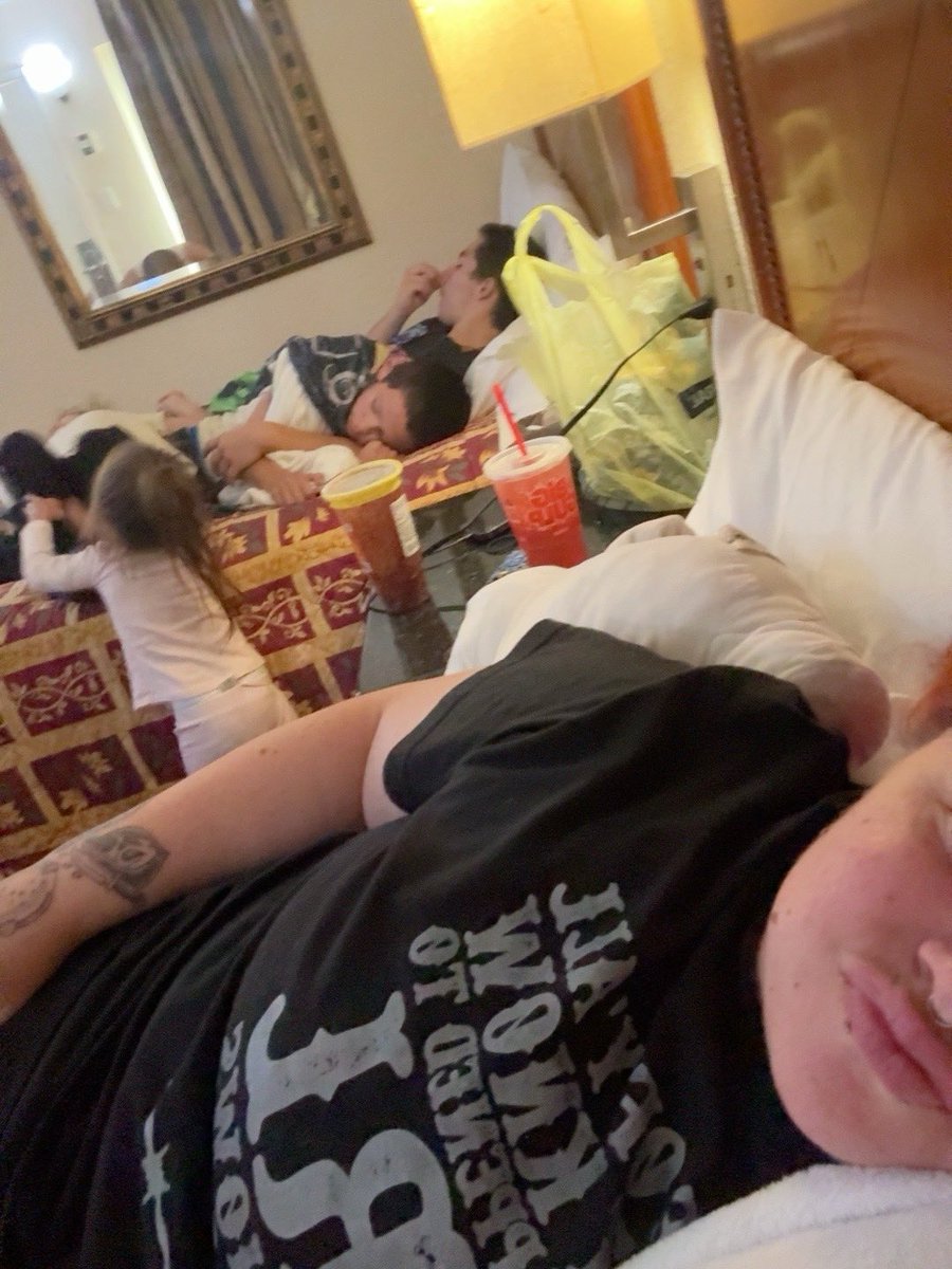 M3RM8iiD's tweet photo. Tried to surprise the kids with Six Flags. Six Flags surprised ME by being closed. 🤡 So anyway… McDonald’s and hotel chaos it is. 😂💀 https://t.co/4vzDS2qzl4