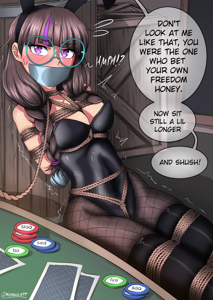 Miyakocatt's tweet photo. Kinktober - Day 2 : Bet/Dare
Thank you @Twobillust for letting me draw Phoebe 💜 https://t.co/gkE6RyQGxG