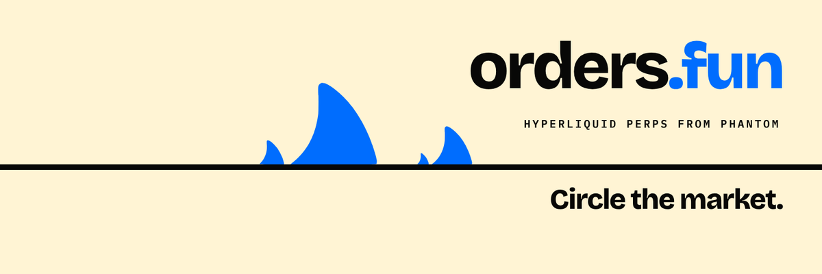 ordersfun's tweet photo. Hyperliquid liquidity.
Your Phantom wallet.
One desk.

Trade now on https://t.co/u7ERSWPFy0 https://t.co/WIG77f54l4