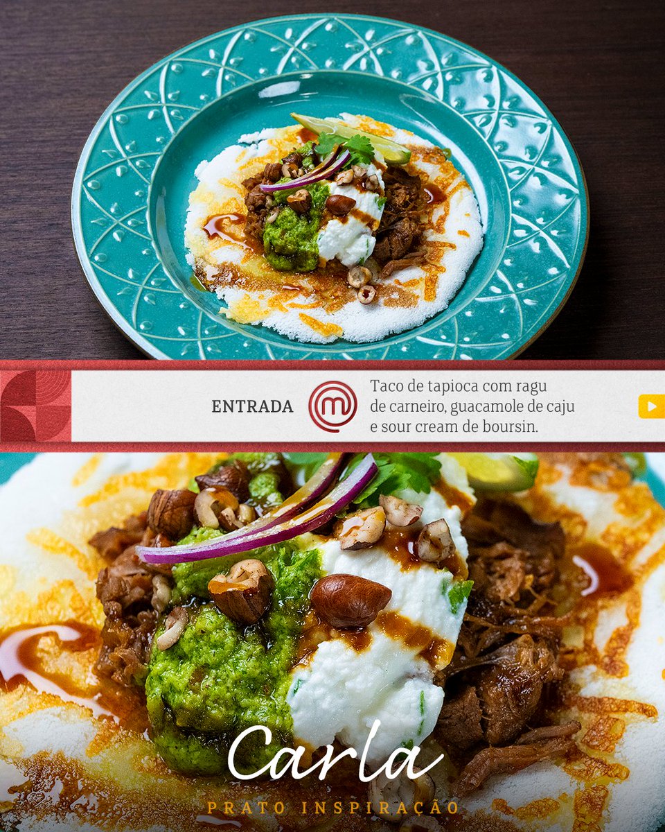 masterchefbr's tweet photo. Com um menu que homenageia o serão nordestino, Carla trouxe seus sabores em cada preparo, da entrada à sobremesa, para surpreender o paladar dos jurados! ✨ E por aí: qual prato deu mais água na boca? 👀 #MasterChefBR
📸 Renato Pizzutto https://t.co/X1yWopUU9j