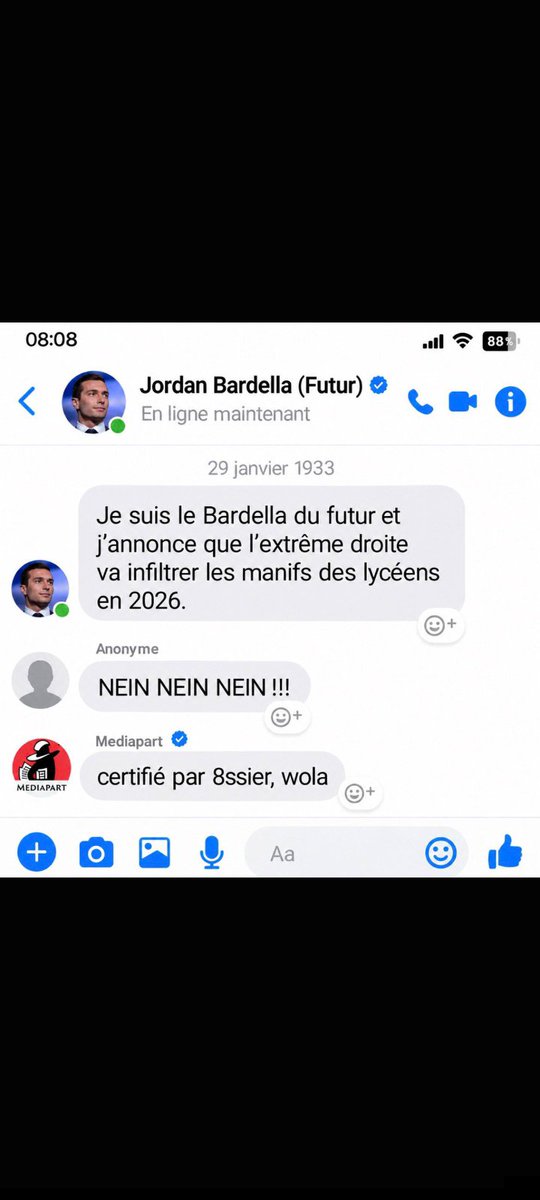 FB0801RCL's tweet photo. @GldCrnK Bah regarde c'est Bardella du futur qu'il l'a dit https://t.co/lHA6hf6UX8
