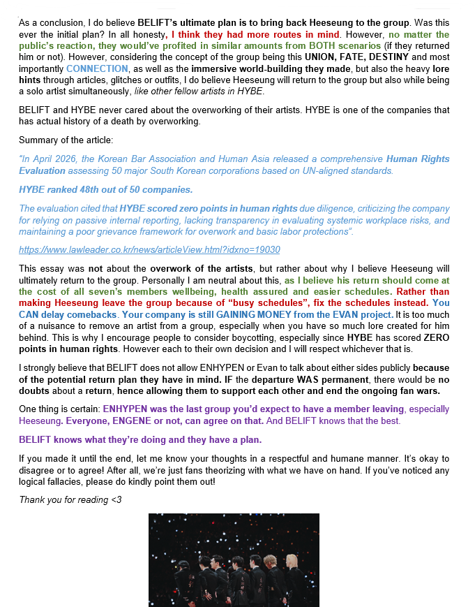 grandenoo's tweet photo. 🧵WHY i believe BELIFT's plan IS to bring Heeseung back to the group, from a realistic view on the marketing scheme AND lore POV (my observations)🧛🩸
please take the time to read carefully &amp; lmk if there's logical fallacies or if you agree/disagree with in a respectful manner <3 https://t.co/B5wmhELjyt